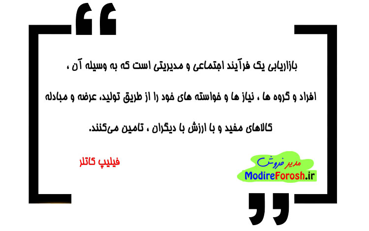 بازاریابی چیست و تعریف بازاریابی کاتلر