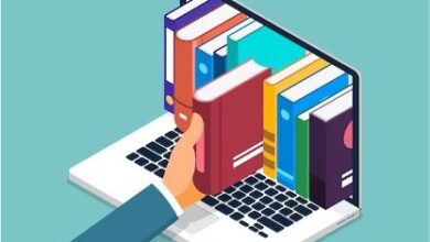 برداشتن کتاب ها از صفحه مانیتور کامپیوتر